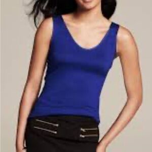 NEW Banana Republic Luxe Tank Top Women’s Medium M, Dream Royal MSRP $39